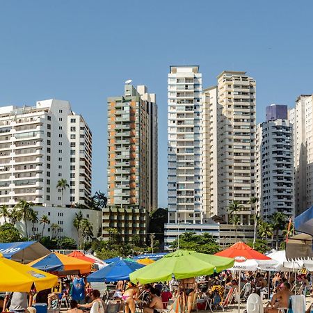 Apto - Predio De Frente Para Praia - Asturias - Guaruja - 2 Vagas Garagem - Wi-Fi E Ar Condicionado Exteriör bild