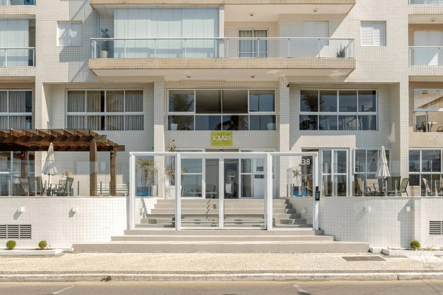 Apto - Predio De Frente Para Praia - Asturias - Guaruja - 2 Vagas Garagem - Wi-Fi E Ar Condicionado Exteriör bild